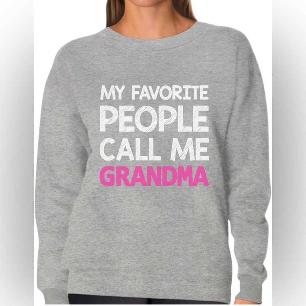 Gildan “My Favorite People Call Me Grandma” Crewneck Sweater
